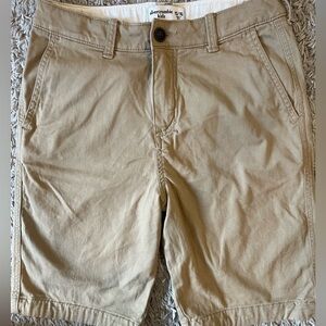 Abercrombie kids tan shorts